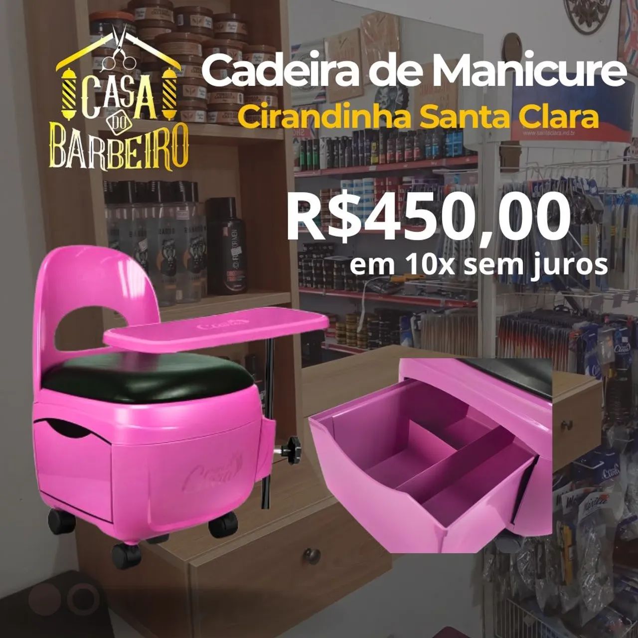Cadeira para manicure - Foto 2