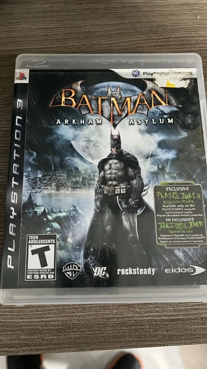 Arkham asylum jogo PS3