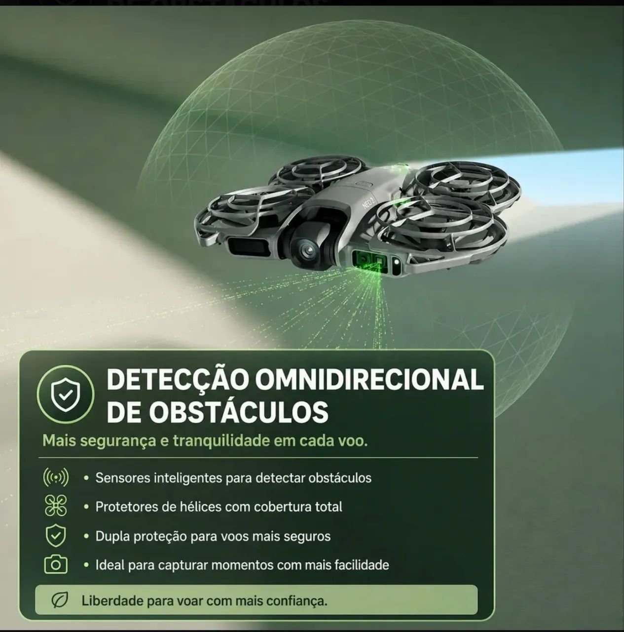 Drone Dji Neo 2 Fly More Combo Rc-n3 Garantia  - Foto 3