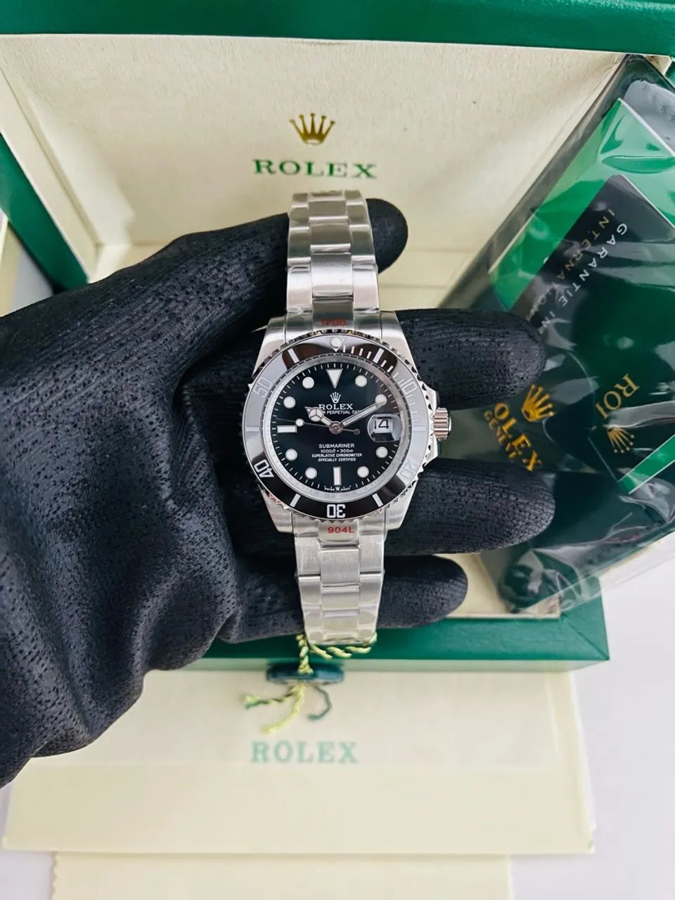 Rolex Submariner visor preto Automático linha premium AAA +