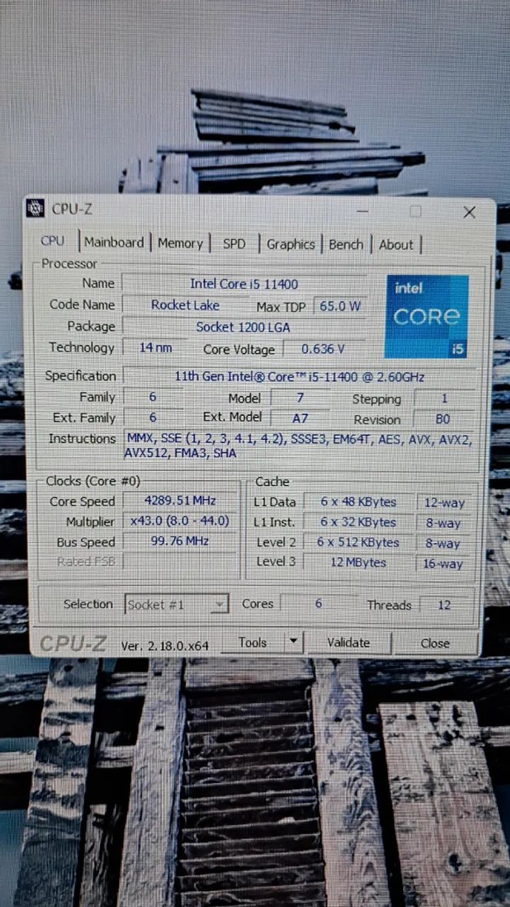 i5-11400 6/12 com caixa + cooler extra. - Foto 5