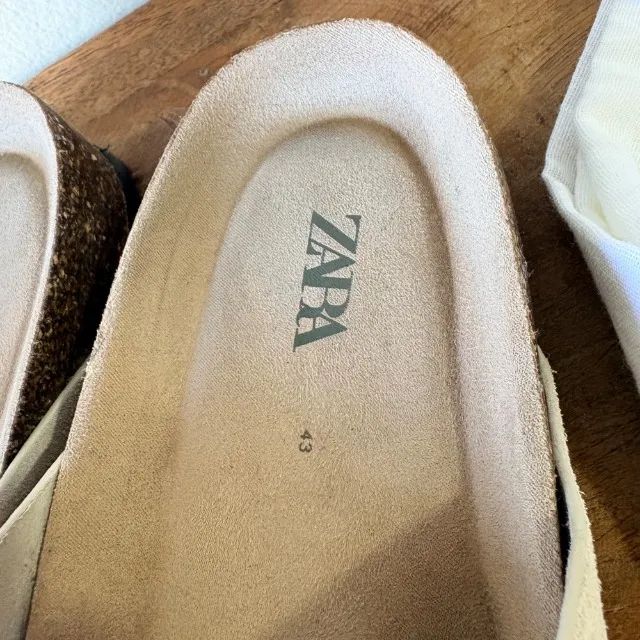Zara Sandália de Couro Masculina - Foto 4
