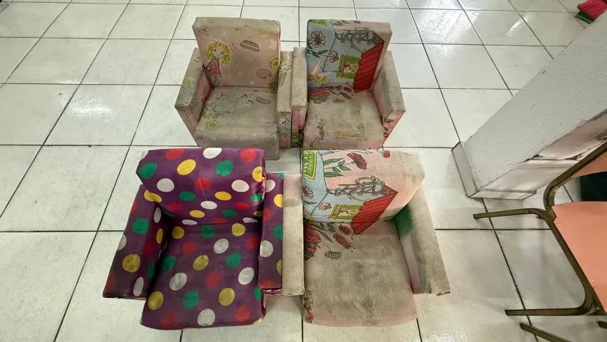 KIT 4 POLTRONA INFANTIL - USADAS