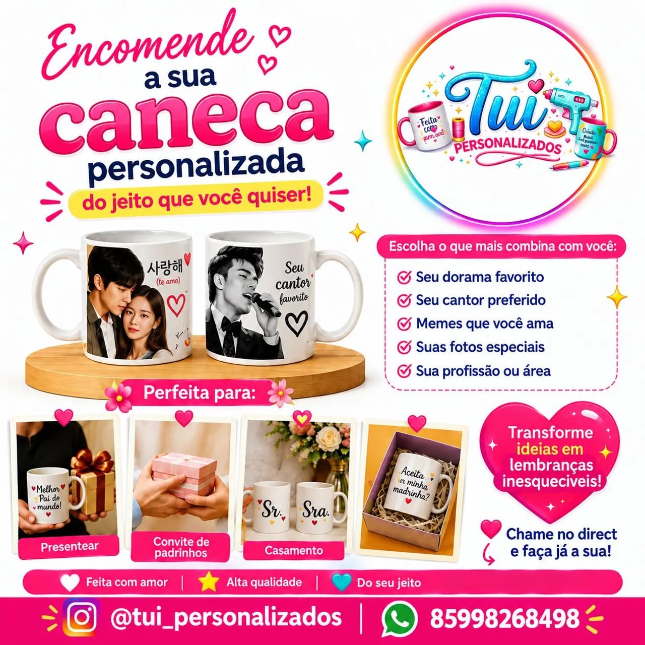 Canecas personalizadas