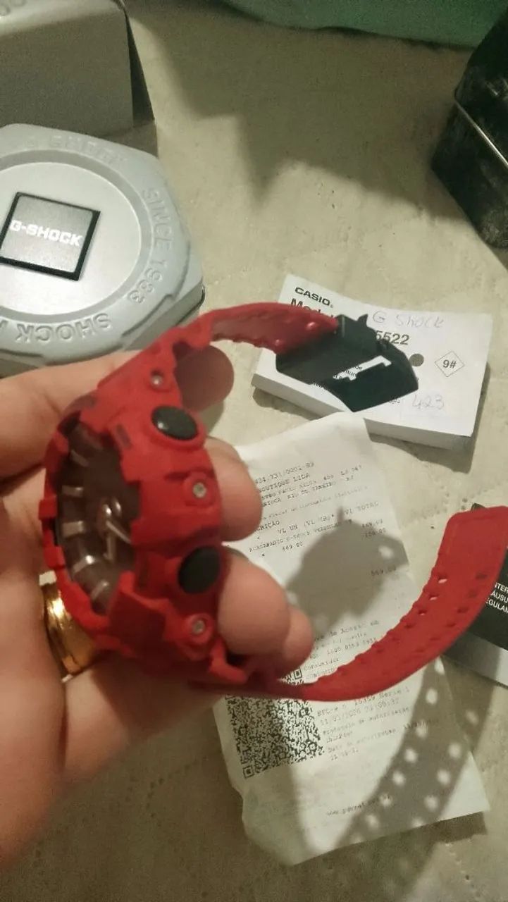 Casio G-SHOCK Original Sem Uso Com Nota Fiscal - Acessórios