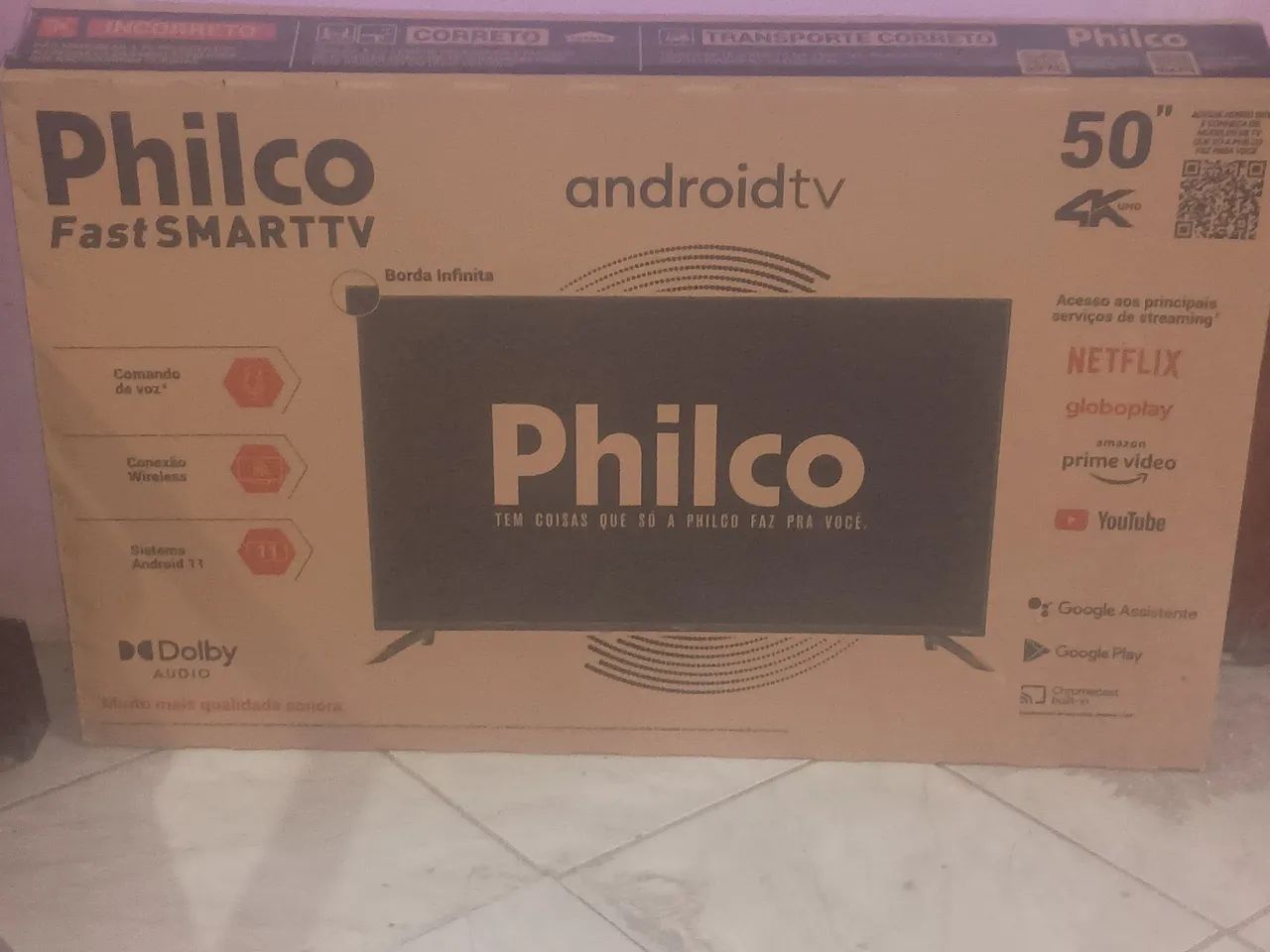Vendo smart tv Philco 50 polegadas 