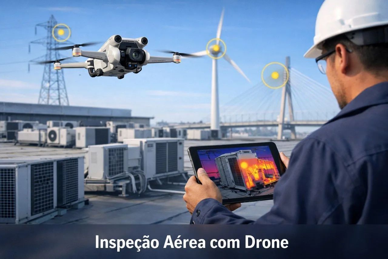 Inspeção aérea com drone - Foto 2
