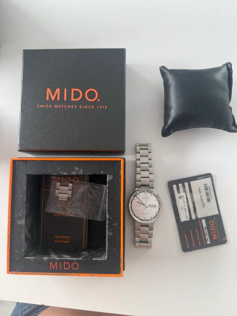 Relógio Mido Commander Automático Datoday - Caixa e Almofada Originais - Foto 4