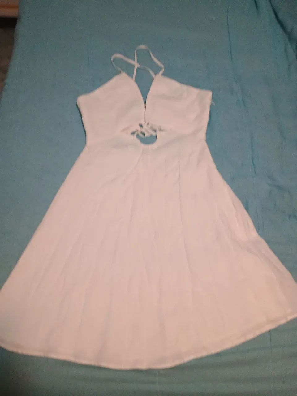 Vestido Cia Marítima (P) off write usado
