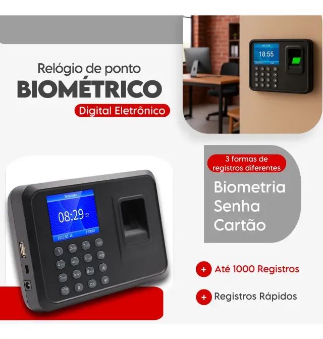 Relógio De Ponto Biométrico404871603868160001