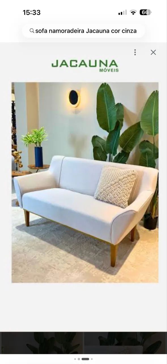 Vendo Sofá Namoradeira Jacaúna  - Foto 2
