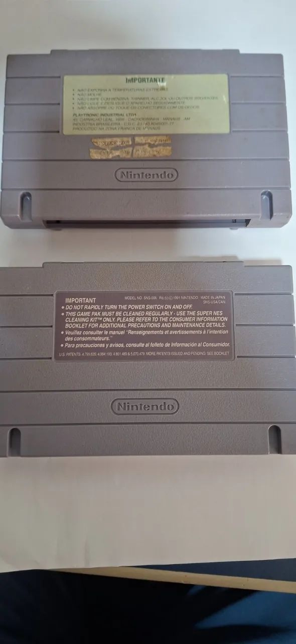 Lote 02 Jogos - Super Nintendo (Snes) - Foto 2