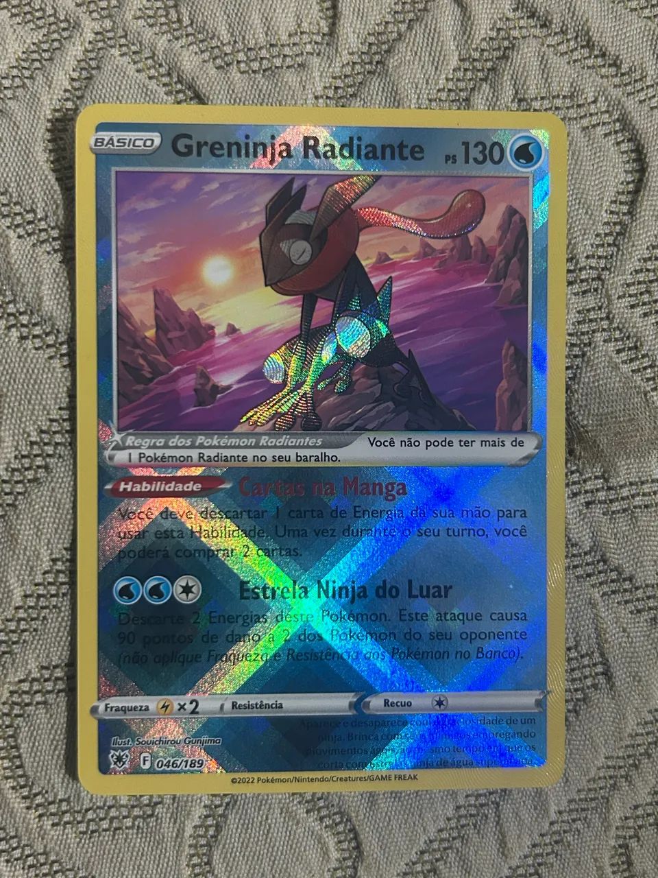 carta greninja radiante 