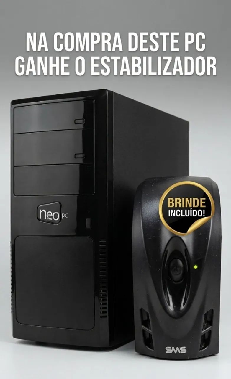Computador Completo intel i3 3240 | 8GB memória | SSD 480GB | Monitor AOC 18,5" Windows 11 - Foto 2