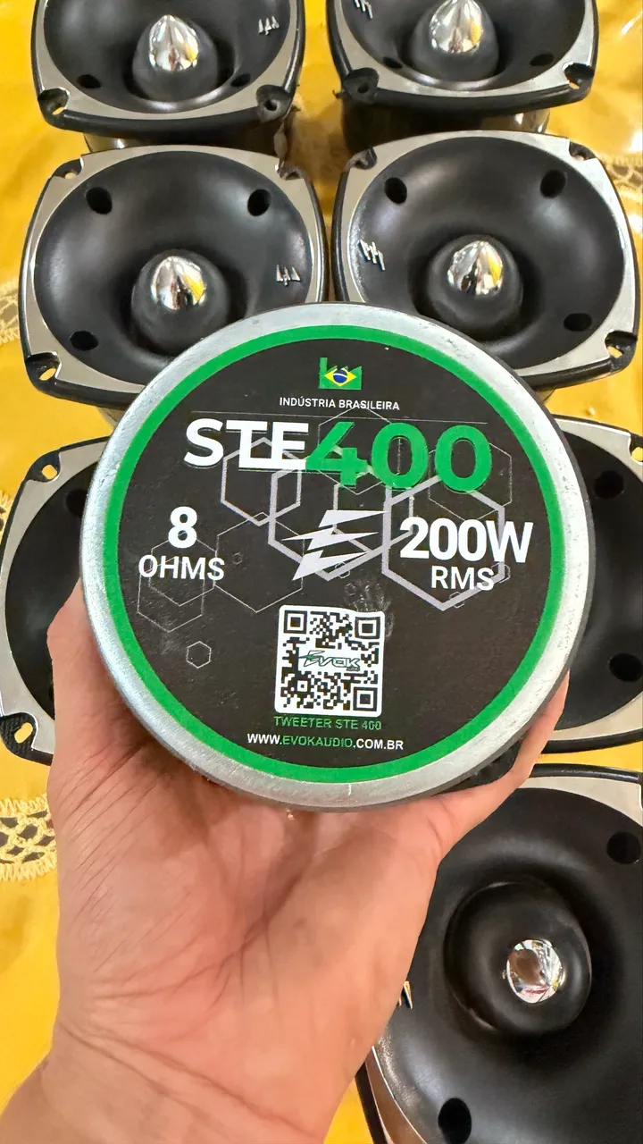 Kit 2 Super Tweeter Tiger Áudio St 300 150 Wrms 8 Ohns Acrilico