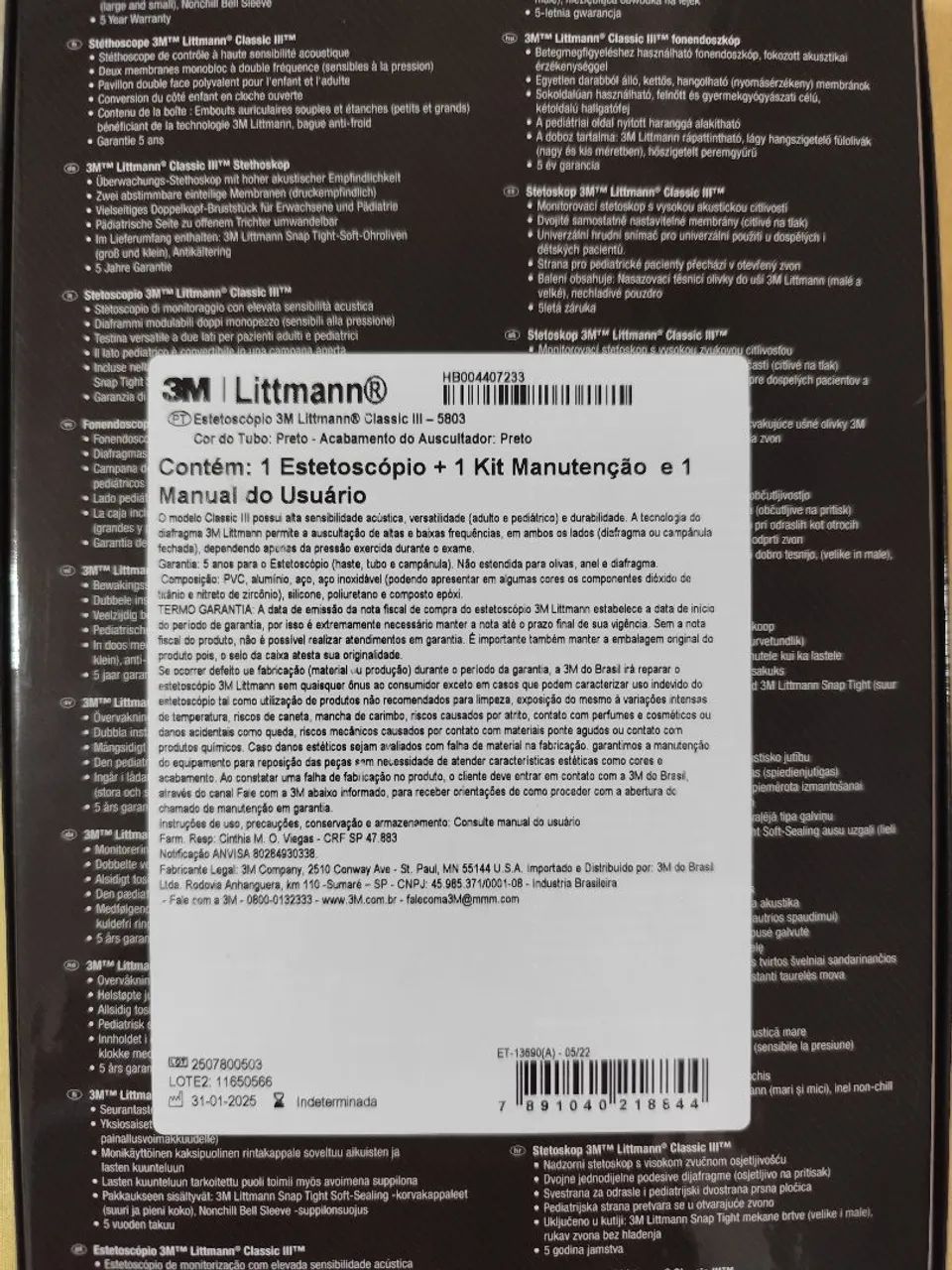 Estetoscópio Littmann Classic III - Foto 2