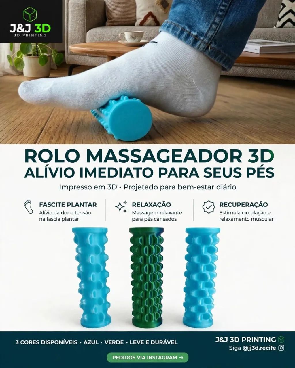 Massageador para os pés 