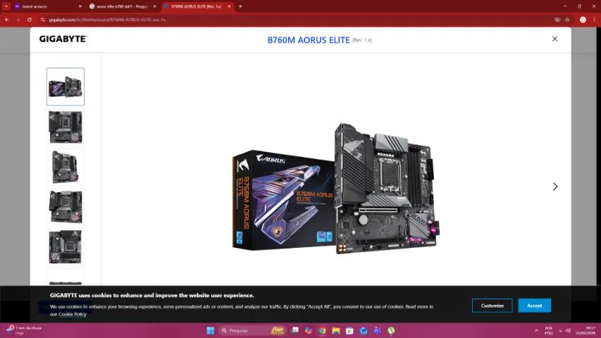 pc gamer tópD+ com 32gddr5/ munitor 27 ips 180 hz - Foto 2