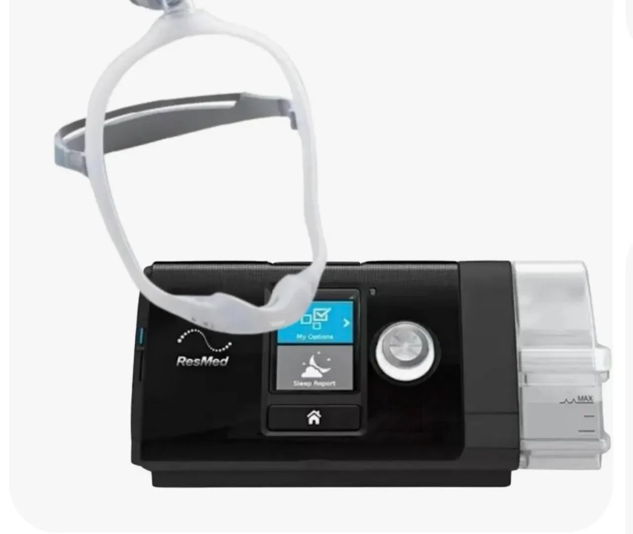 Cpap com case + máscara e tubo