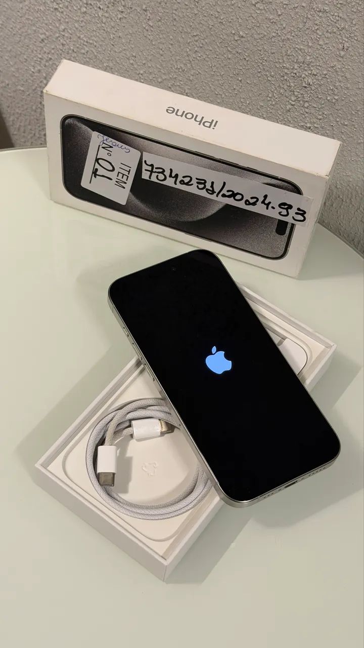 iPhone 15 Pro 128gb branco  - Foto 3