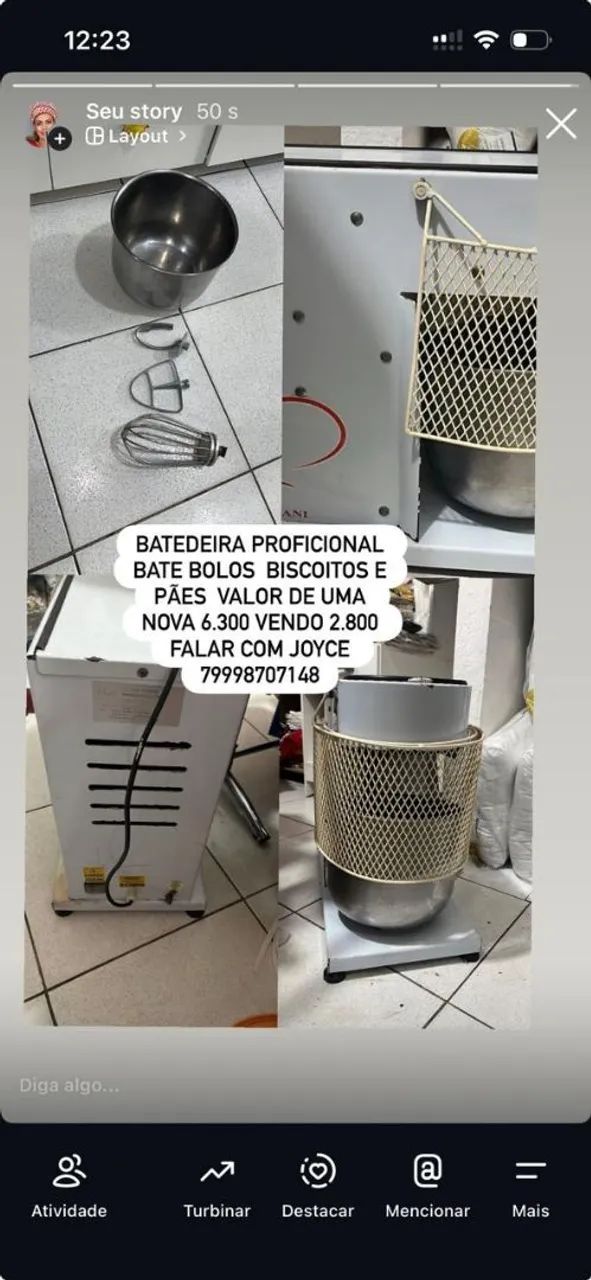 Batedeira profissional 