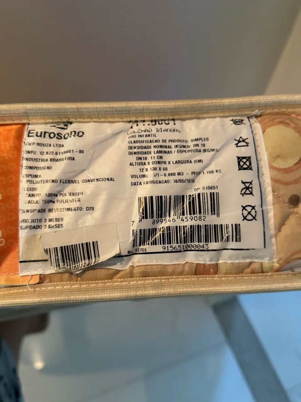 Colchão infantil 