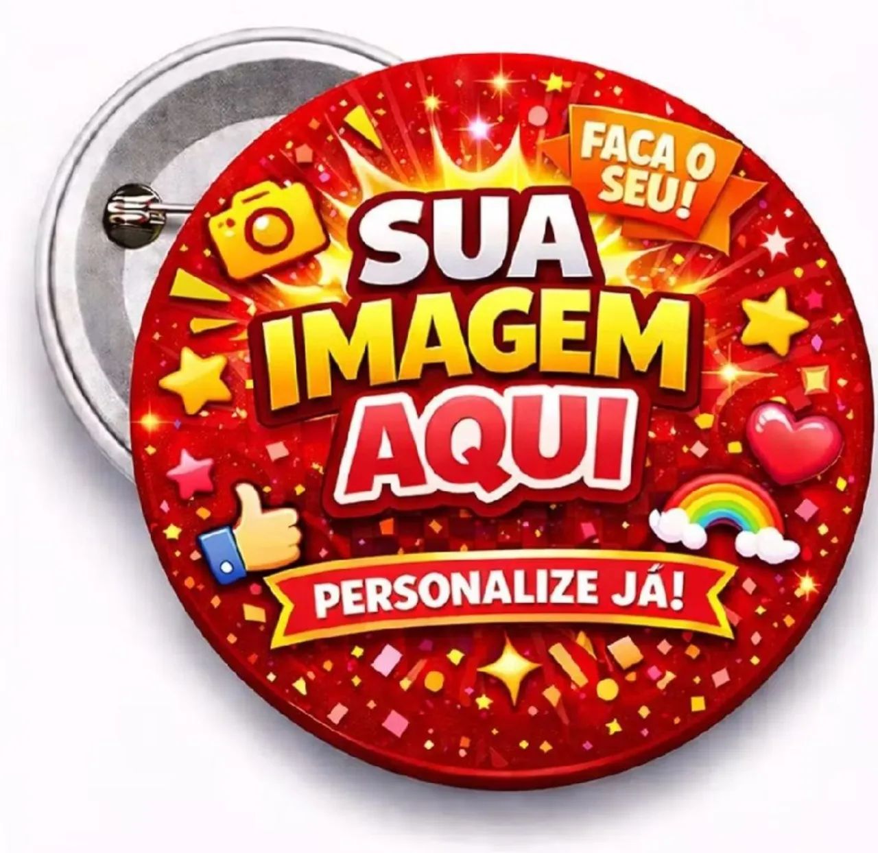 Bottons personalizados com a sua imagem 