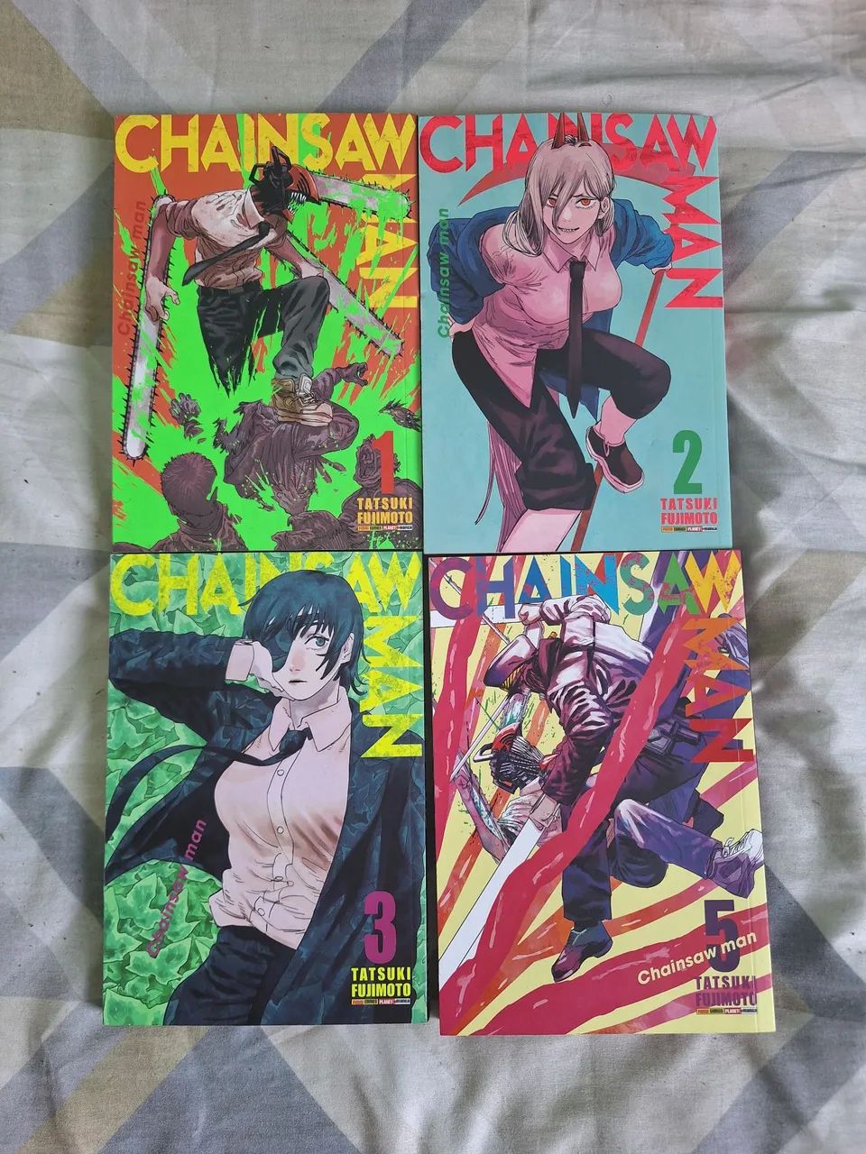 Chainsaw Man - Mangá 1-3 e 5 - Livros e revistas - Mata Escura