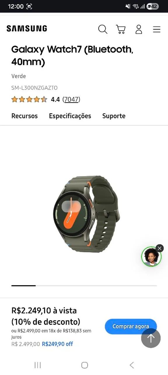 Smartwatch Samsung  - Foto 5