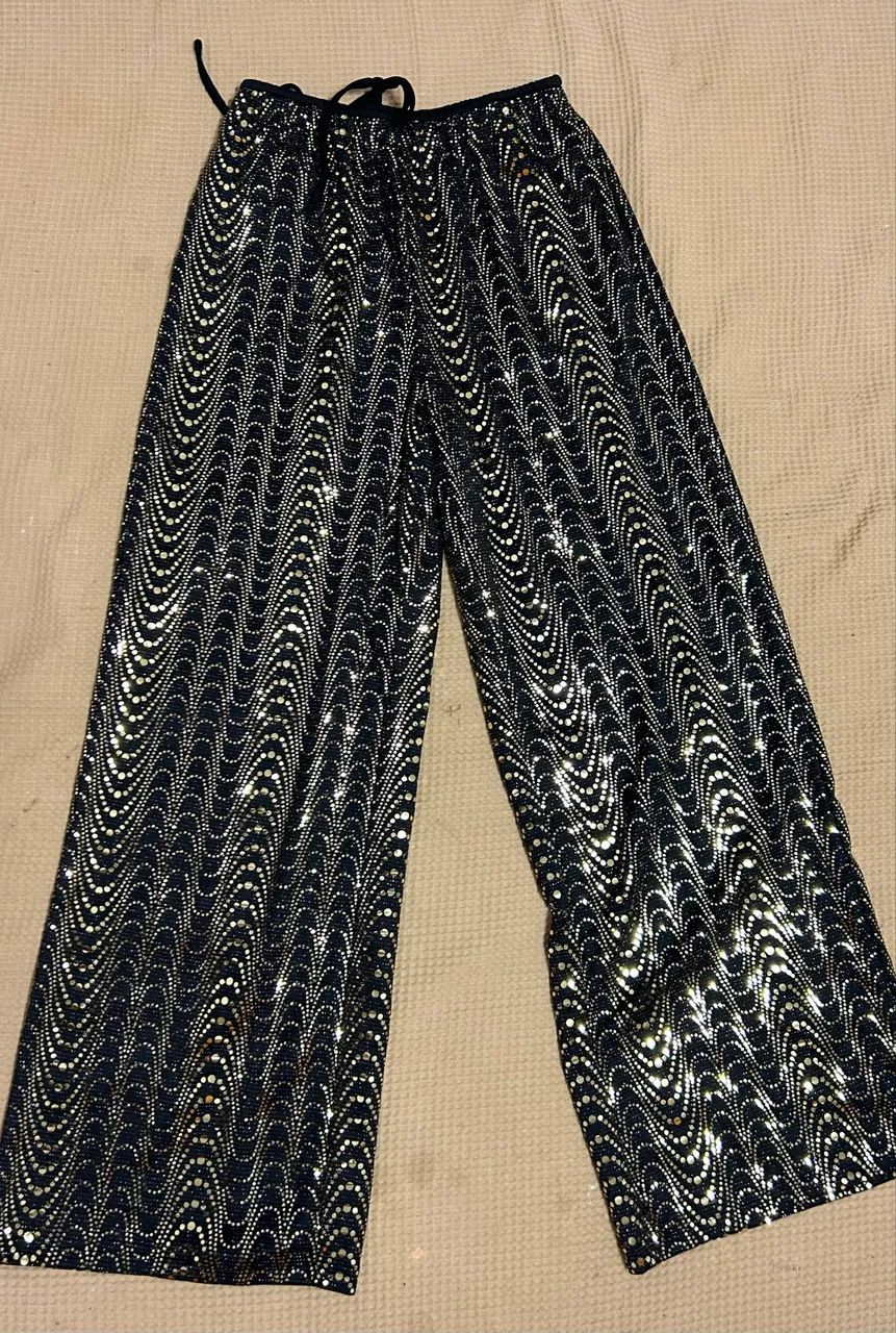 Calça preta larga  - Foto 2