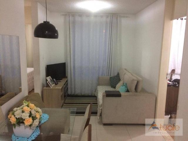 Apartamento com 3 dormitórios à venda, 50 m² - condomínio pitangueiras - hortolândia/sp - Foto 2