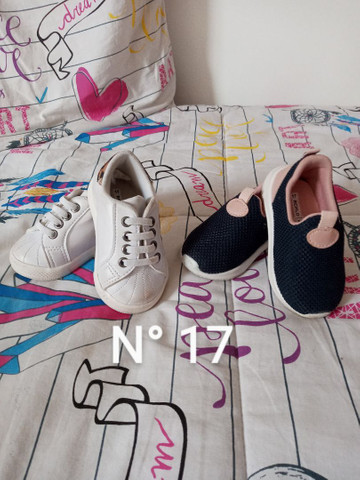 tenis menina tamanho 17