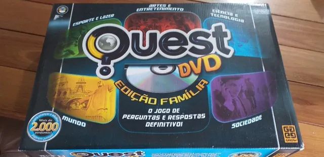 Jogo de Tabuleiro Quest Dvd Edição Família - Grow