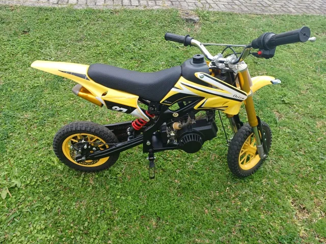 Super Mini Moto Ninja Gasolina 49cc 0 KM Aro 6,5 2T Freio a Disco