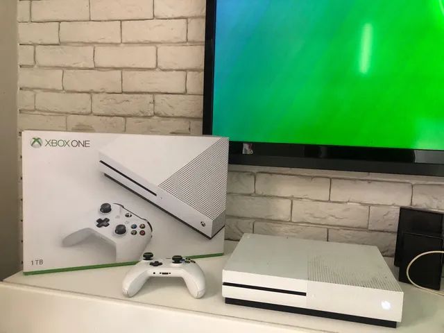 Xbox One S 1tb Seminovo + 2 Jogos Físicos Garantia E Nf