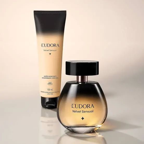 Combo Eudora Velvet Sensual Colônia 100ml + Loção Corporal 150ml - Foto 2