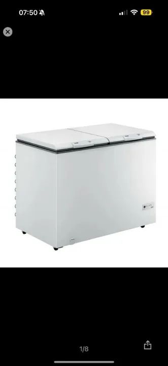 FREEZER HORIZONTAL ELECTROLUX CONSUL 2 portas (CHB42F) 414L