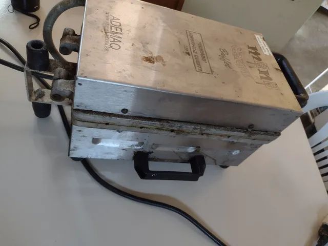 Máquina de crepe suíço elétrica 12 cavidade ademaq - Foto 3