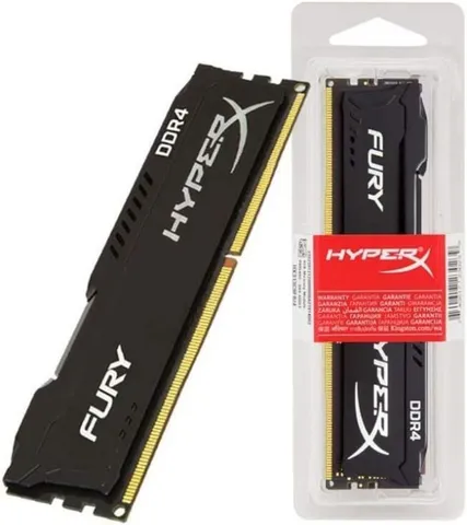Memórias Ram Kingston Technology Fury Black 8GB ddr4 2400