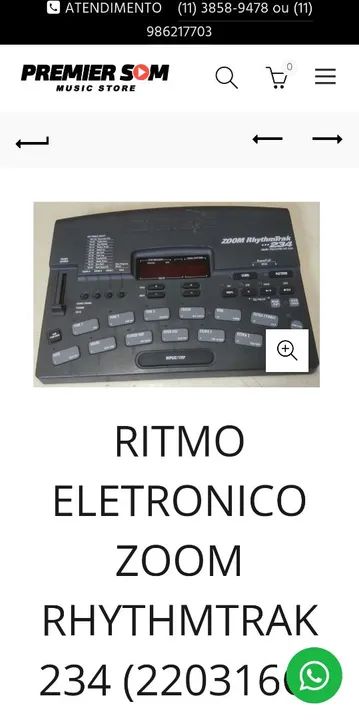 Ritmo Eletrônico de bateria