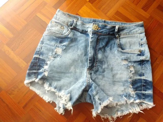 Short jeans best sale tamanho 42