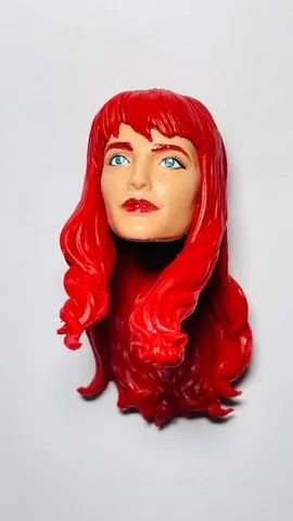 Marvel Legends Mary Jane Cabeça Altura 3 cm - ideal p/ custom / esposa Homem-Aranha