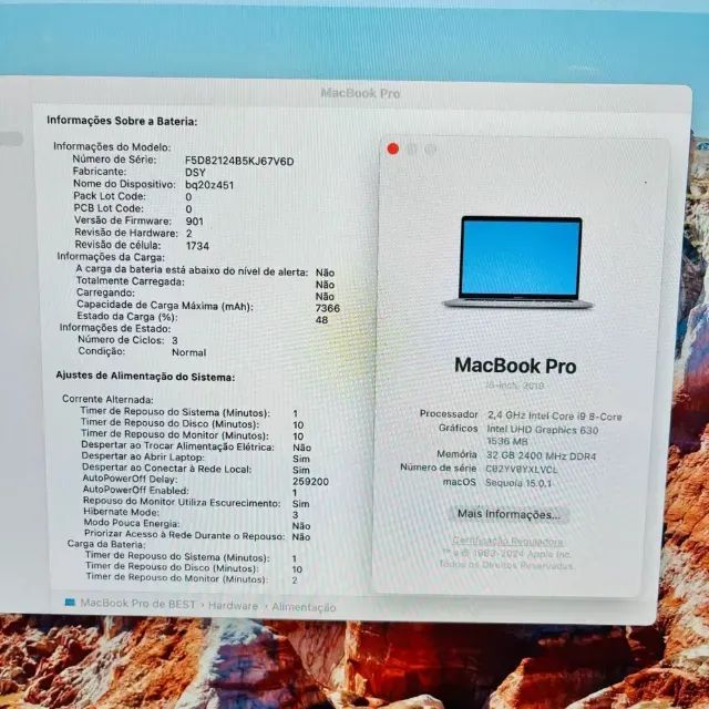 MacBook Pro 2019 i9 - 32Gb - Radeon Pro Vega 20 - 1Tb SSD - Touchbar - Foto 6