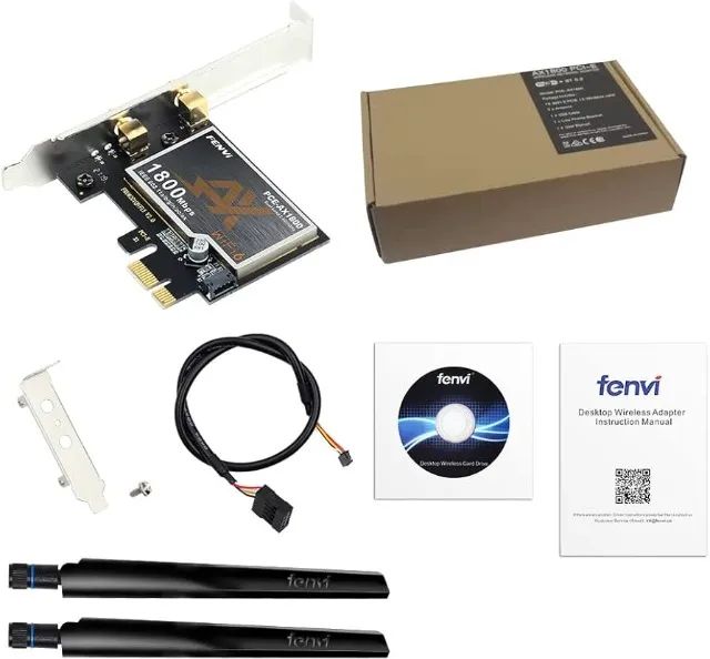 Adaptador Interno PCi-ex WiFi 1800Mbps Bluetooth 5.2 - Foto 3