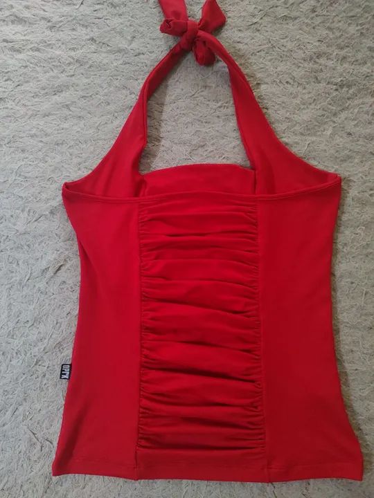 Blusa Vermelho de Alcinha. - Foto 2