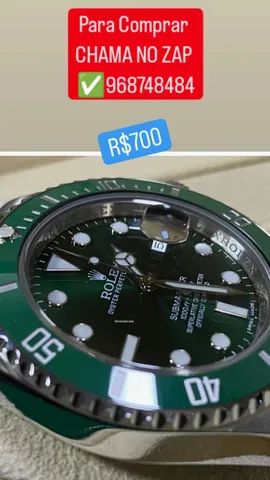 Relógio Rolex Automático Modelo HULK BASE ETA DISPONÍVEL  - Foto 3