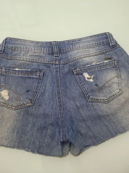 Short Jeans Desfiado Hering - Foto 2