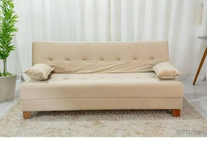 Sofa Cama Arpoador Bege. Entrega Imediata! - Foto 2