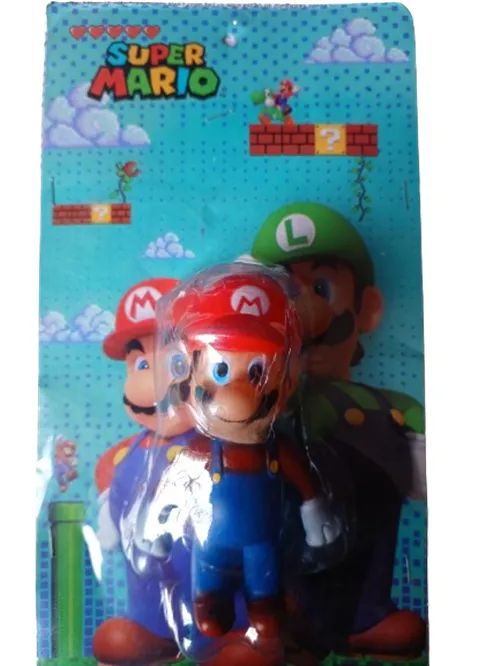 Figure Boneco Super Mario Bros Mario 14CM Importado Game Jogo