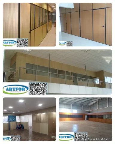 Divisórias Madeirada Naval com Instalação.